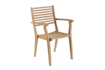 Calcutta teak stabelstol